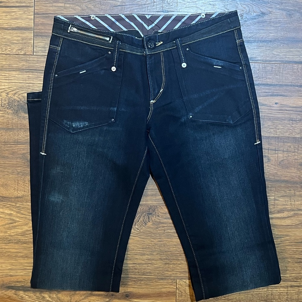 New Armani Exchange Straight Leg Denim Jeans Size 6